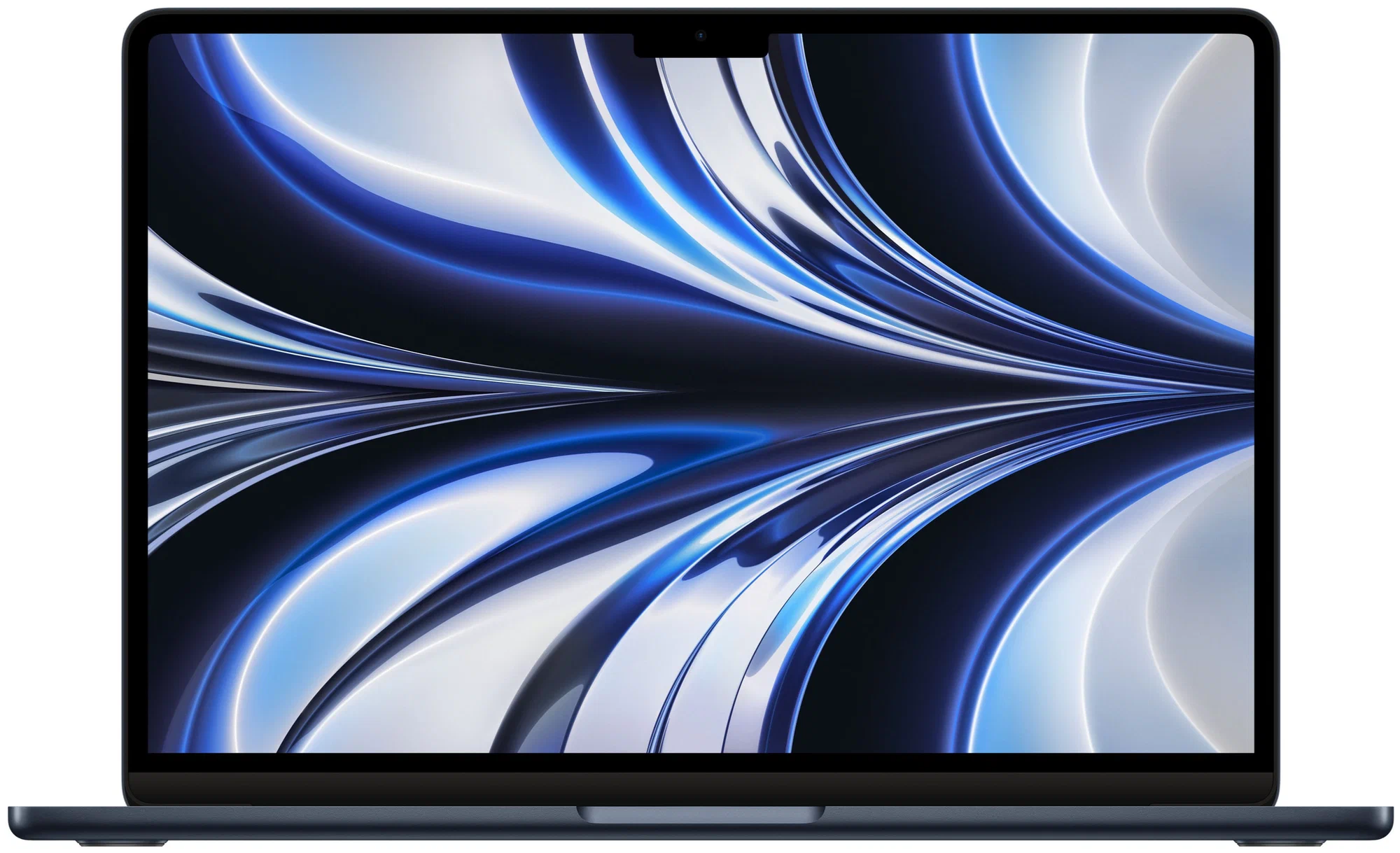 ноутбук apple macbook air 13 m2 16/256гб, midnight (mc7x4)