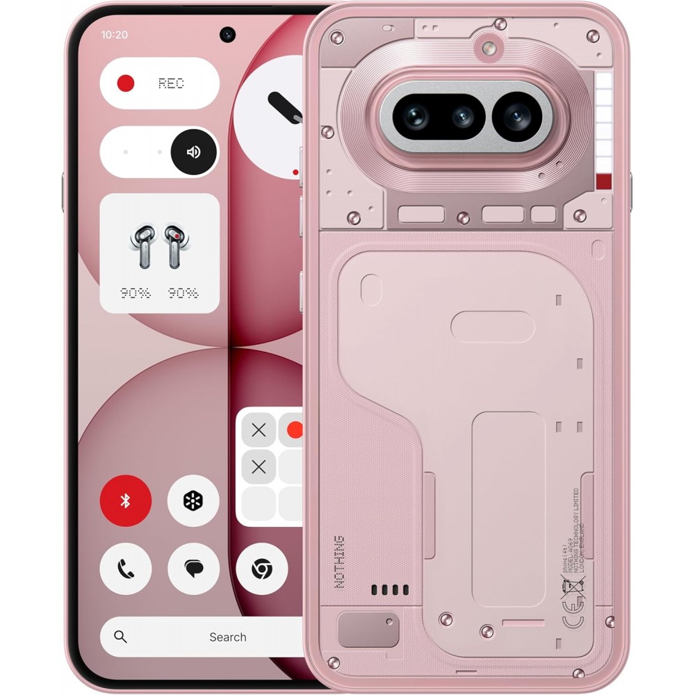 смартфон nothing phone (4a) 12/256gb розовый (pink)