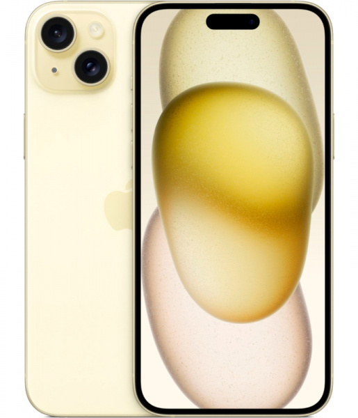 смартфон apple iphone 15 plus 512 гб, yellow (nano-sim + esim)