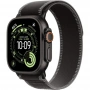 умные часы apple watch ultra 3 49 black titanium case with s/m black/charcoal trail loop
