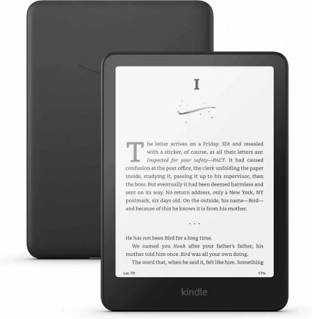 электронная книга amazon kindle paperwhite 12, 7",32gb, 2024, wi-fi, чёрный