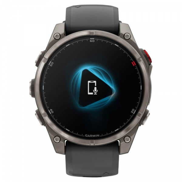 умные часы watch garmin fenix 8 pro 47mm amoled sapphire titanium graphite 010-03198-11