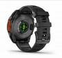 умные часы watch garmin fenix 8 43 amoled sapphire carbon gray dlc titanium with black silicone
