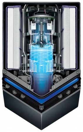 электрическая сушилка для рук dyson airblade hu02 nickel