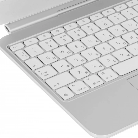 чехол-клавиатура apple magic keyboard для apple ipad pro 11 (m4) white (mwr03) чехол-клавиатура apple magic keyboard для apple ipad pro 11 (m4) white (mwr03)