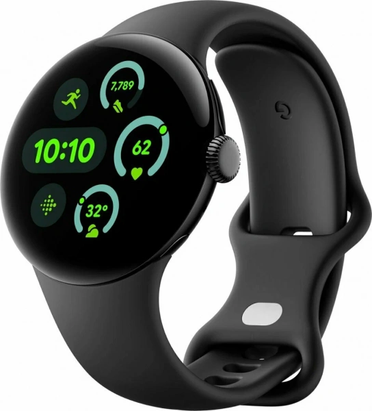 pixel watch 3 45 wi-fi matte black/obsidian