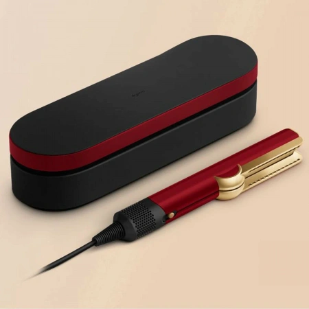 dyson ht01 airstrait red velvet/ gold presentation case dyson ht01 airstrait red velvet/ gold presentation case