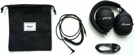 marshall monitor 3 black anc