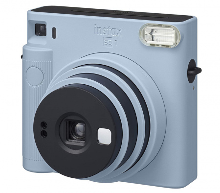 фотоаппарат моментальной печати fujifilm instax square sq1 blue (+ 10 sheets) 