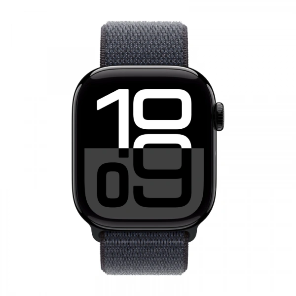 умные часы apple watch s10 42 mm jet black aluminum case sport loop