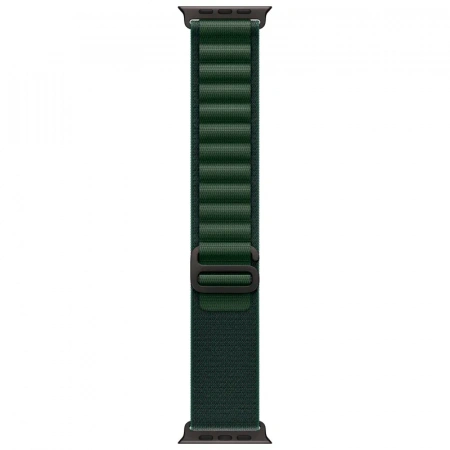 умные часы apple watch ultra 2 (2024) 49 black titanium case with l dark green alpine loop
