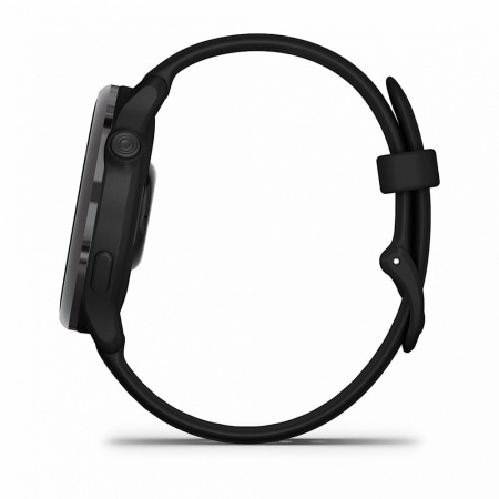 умные часы watch garmin vivoactive 6 slate with black silicone