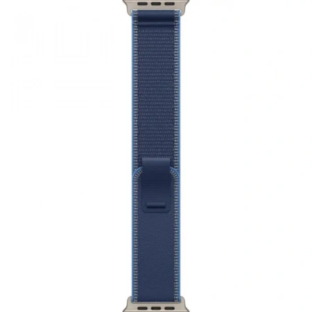 умные часы apple watch ultra 3 49 natural titanium case with m/l blue/bright blue trail loop