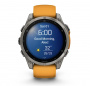 умные часы watch garmin fenix 8 51 amoled sapphire titanium spark orange 010-02905-11