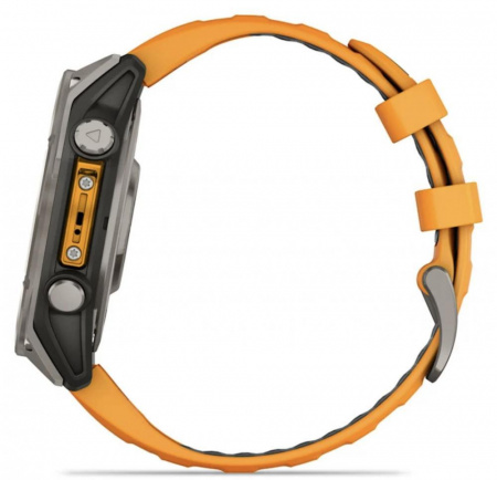 умные часы watch garmin fenix 8 51 amoled sapphire titanium spark orange 010-02905-11