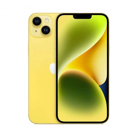 смартфон iphone 14 128 гб yellow (esim)