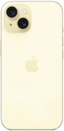 смартфон apple iphone 15 plus 128 гб, yellow (nano-sim + esim)