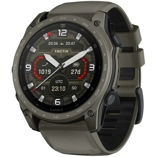 умные часы watch garmin tactix 8 51mm amoled olive drab cerakote with black silicone 010-04553-11