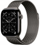 умные часы apple watch s11 46mm slate titanium case with milanese loop slate m/l