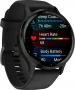 умные часы watch garmin venu 4 45 mm advanced gps smartwatch black 010-02784-51