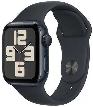 Умные часы Apple Watch SE (2024) 44 S/M Midnight Sport Band Умные часы Apple Watch SE (2024) 44 S/M Midnight Sport Band