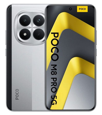 смартфон pocophone m8 pro 8/256gb серебро (silver)