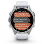 умные часы watch garmin fenix 8 43 amoled sapphire soft gold with whitestone 010-02903-18