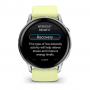 умные часы watch garmin venu 4 45 mm silver with citron silicone 010-03014-02