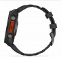 умные часы watch garmin fenix 8 43 amoled sapphire carbon gray dlc titanium with black silicone