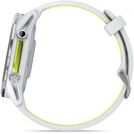 умные часы watch garmin forerunner 970 47mm titanium whitestone/yellow 010-02969-61