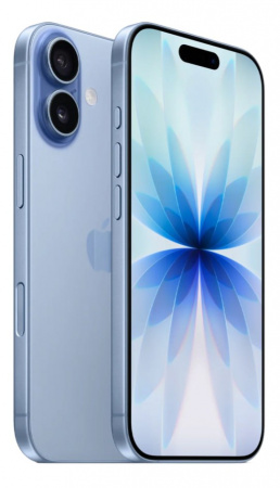 смартфон apple iphone 17 256 гб, mist blue (nano-sim + esim)
