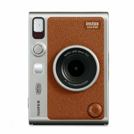 фотоаппарат моментальной печати fujifilm instax mini evo usb brown
