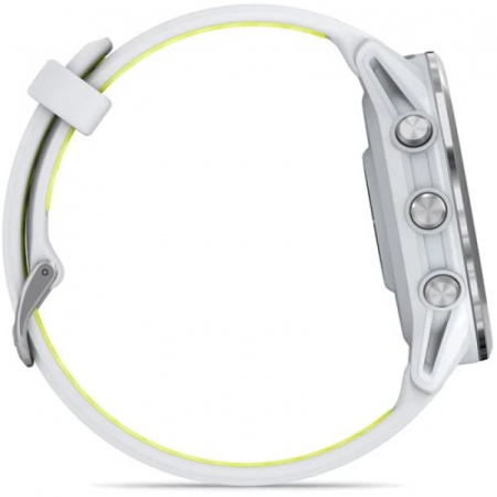 умные часы watch garmin forerunner 970 47mm titanium whitestone/yellow 010-02969-61