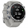 умные часы watch garmin descent mk3i 43 stainless steel with fog gray silicone