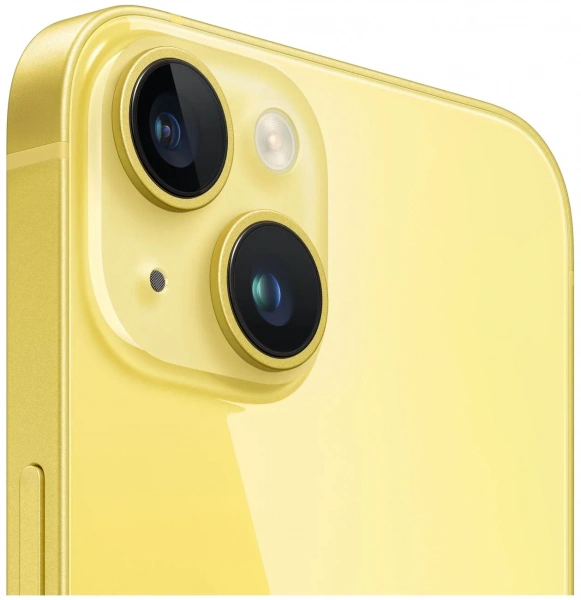 смартфон iphone 14 plus 256 гб yellow (nano-sim + esim)