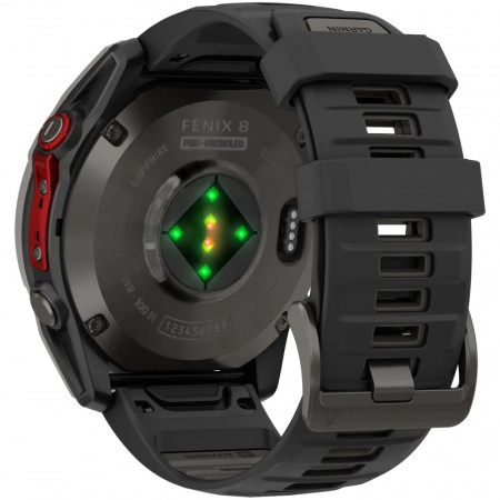 умные часы watch garmin fenix 8 51 microled sapphire carbon gray dlc titanium black / pebble gray умные часы watch garmin fenix 8 51 microled sapphire carbon gray dlc titanium black / pebble gray