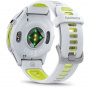 умные часы watch garmin forerunner 970 47mm titanium whitestone/yellow 010-02969-61