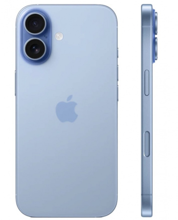 смартфон apple iphone 17 256 гб, mist blue (nano-sim + esim)