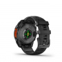 умные часы watch garmin fenix 8 47 amoled slate gray with black silicone 010-02904-00